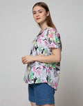 Nevada Short Sleeve Shirt Print Abstract