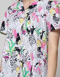 Nevada Short Sleeve Shirt Print Abstract
