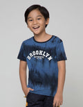 Little M Short Sleeve T-Shirt Tie Dyed Brooklyn Rotary Combed