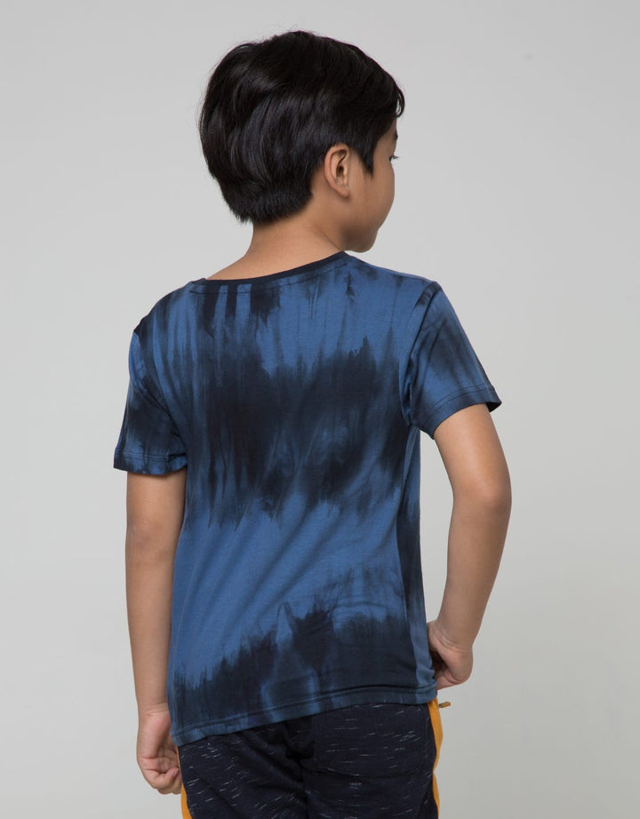 Little M Short Sleeve T-Shirt Tie Dyed Brooklyn Rotary Combed
