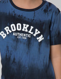 Little M Short Sleeve T-Shirt Tie Dyed Brooklyn Rotary Combed
