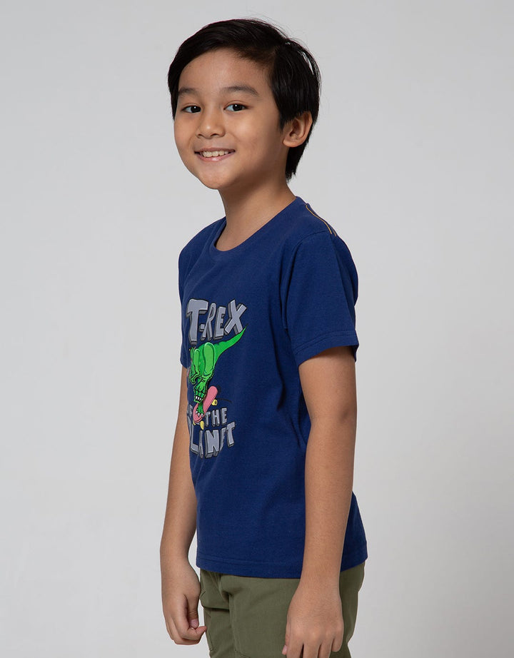 Little M Short Sleeve T-Shirt Flip T-Rex Of The Planet