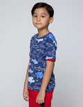 Little M Short Sleeve T-Shirt Fullprint Sharks