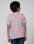 Little M Short Sleeve T-Shirt Stripe Chicago Varsity