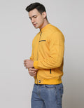 d&amp;f Jacket Cvc Bomber Mustard Cut N Sewn