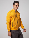 d&amp;f Jacket Cvc Bomber Mustard Cut N Sewn