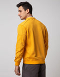 d&amp;f Jacket Cvc Bomber Mustard Cut N Sewn