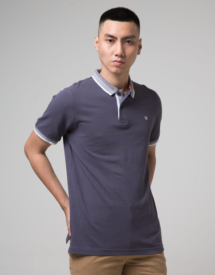 G10055A-Grey Polo Sh