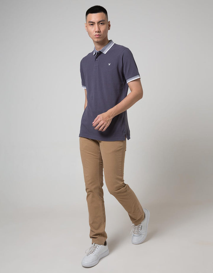 G10055A-Grey Polo Sh