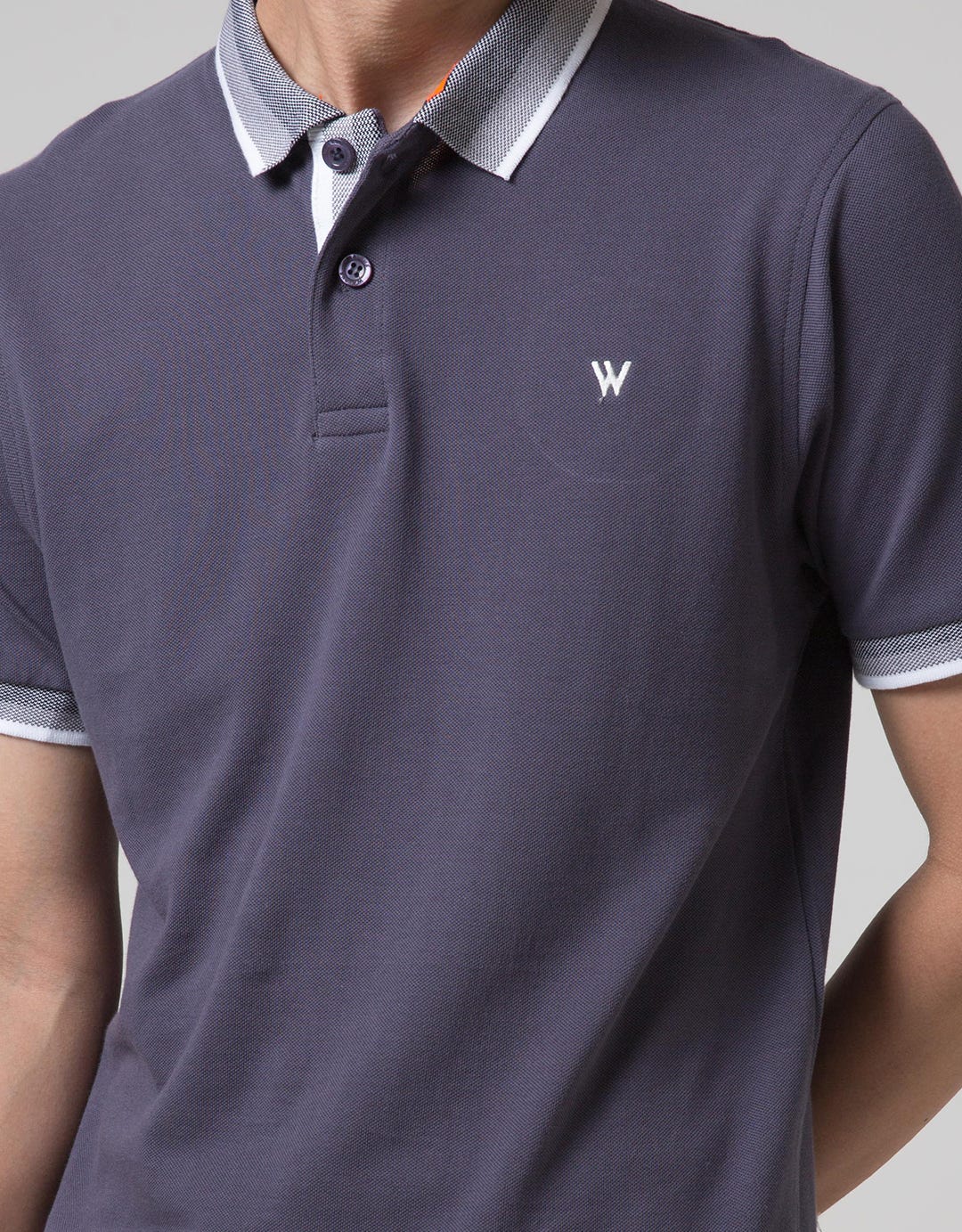 G10055A-Grey Polo Sh