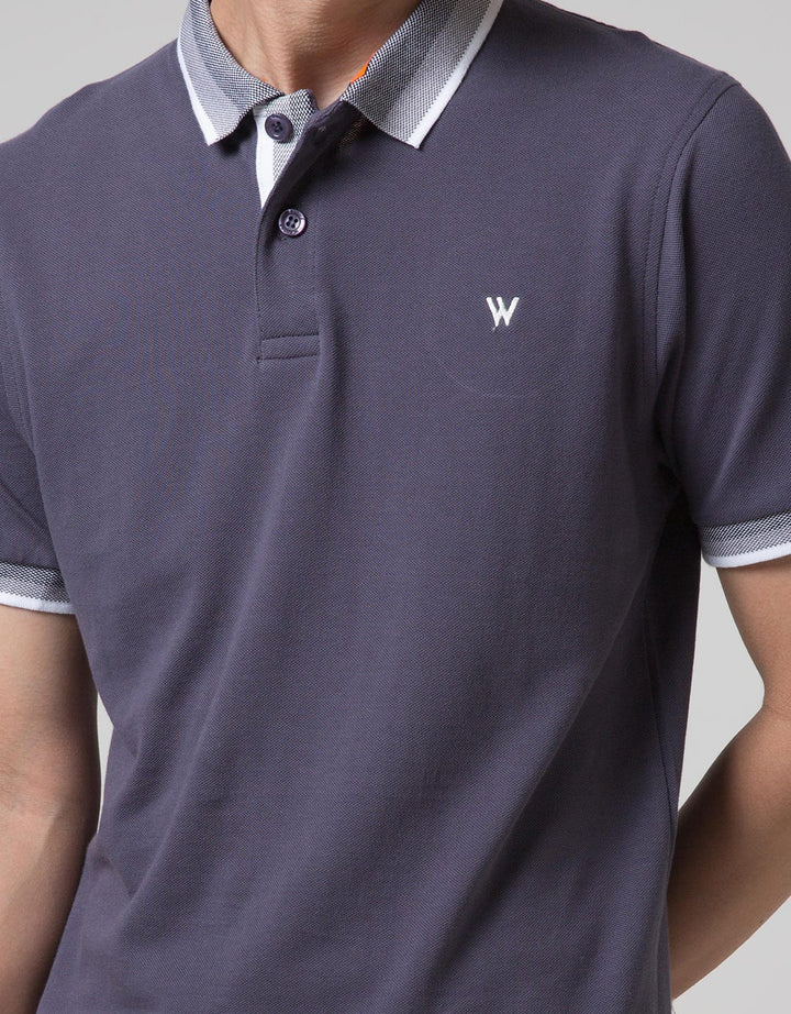 G10055A-Grey Polo Sh