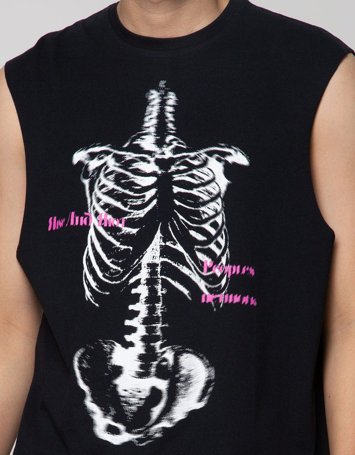 Peoples Sleeveless Bone T-Shirt