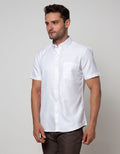 Stanley Adams Short Sleeve Shirt Check Dobby