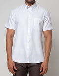 Stanley Adams Short Sleeve Shirt Check Dobby