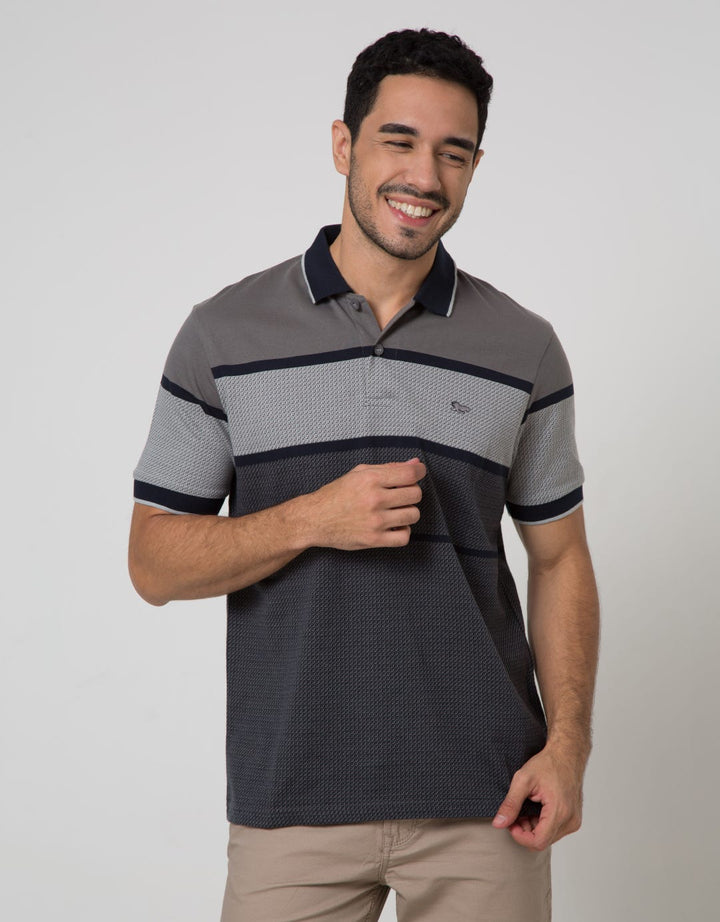 Walrus Polo Stripe Polo Shirt Pria