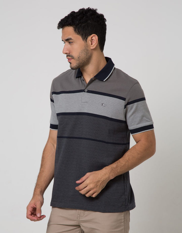 Walrus Polo Stripe Polo Shirt Pria