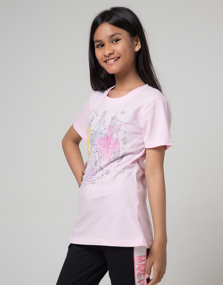 Disney Short Sleeve T-Shirt Basic Princess Gang