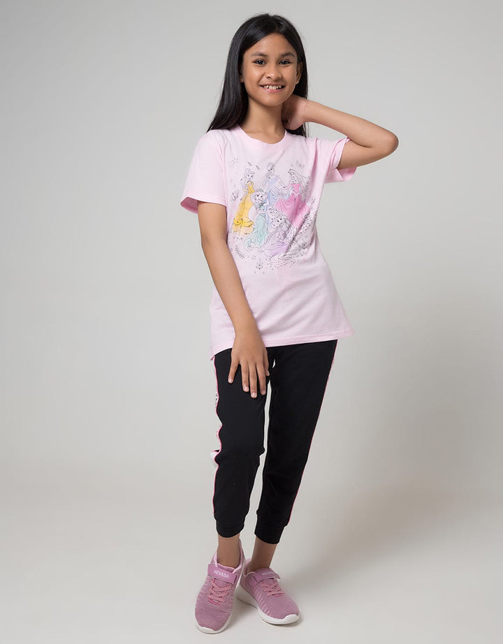 Disney Short Sleeve T-Shirt Basic Princess Gang