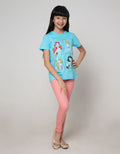 Disney Short Sleeve T-Shirt Basic Princess In The Square