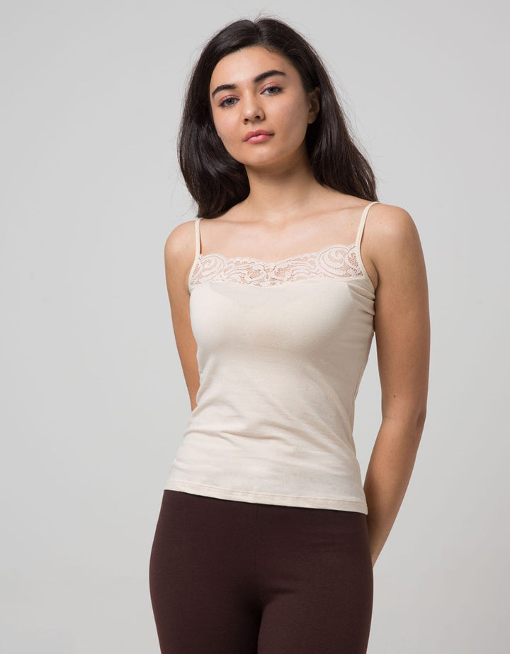 St. Yves Key Item Camisole Lace V-neck