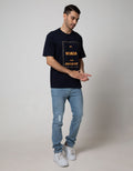 Nevada Men Denim Short Sleeve T-Shirt Print