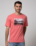 Nevada Men Denim Short Sleeve T-Shirt Print