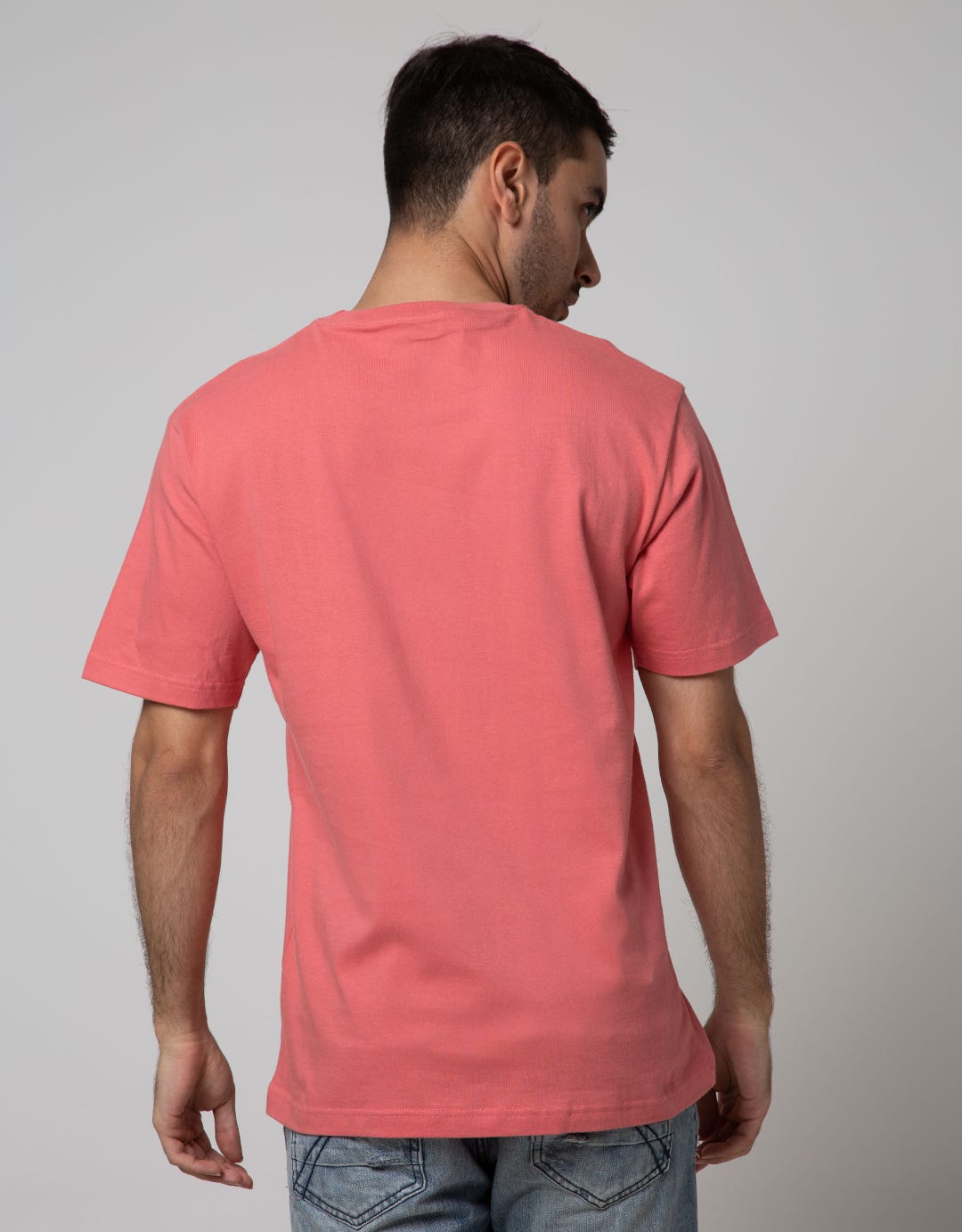 Nevada Men Denim Short Sleeve T-Shirt Print Photoprint