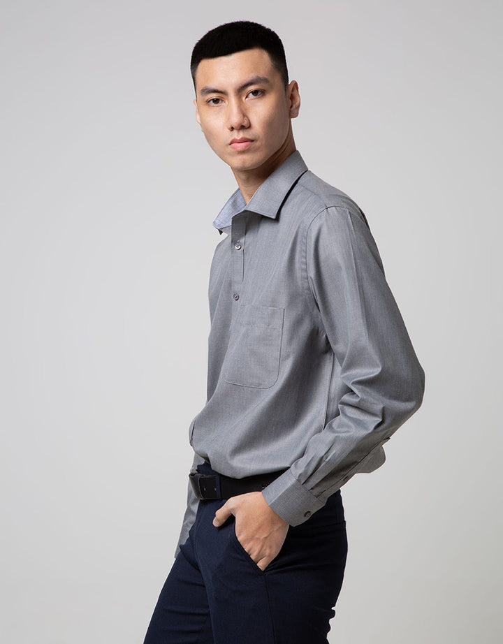 Arrow Long Sleeve Shirt Solid