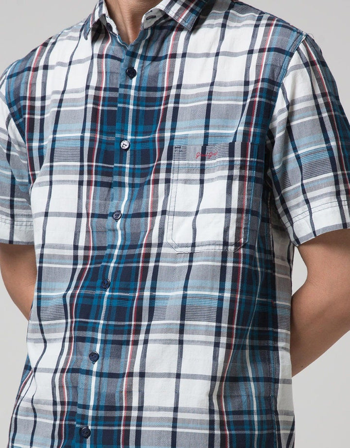 Giani Gracio Plaid Short Sleeve Shirt