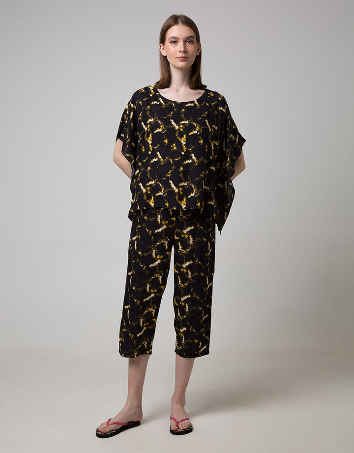 Cynthia Tye Dye Homewear Set Batwing Pants