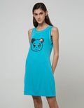 Cynthia Sleeveless Printed Panda Face