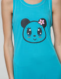 Cynthia Sleeveless Printed Panda Face