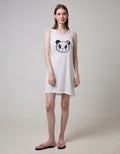Cynthia Sleeveless Printed Panda Face