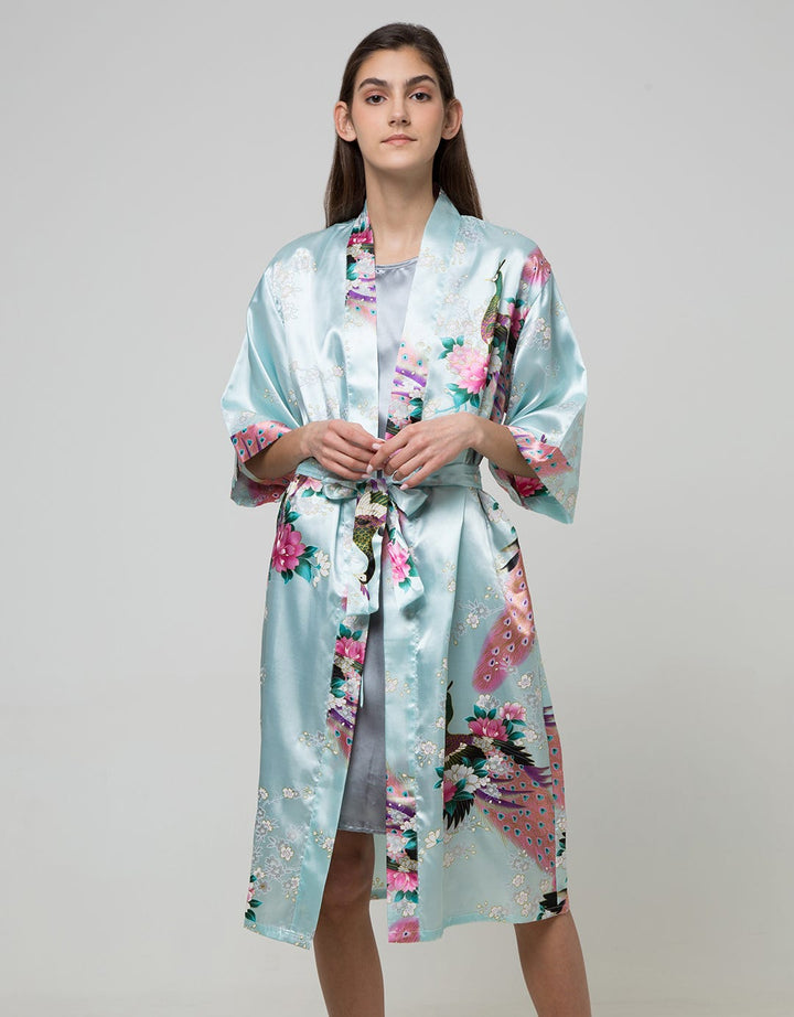 Cynthia Peacok Full Leght Kimono