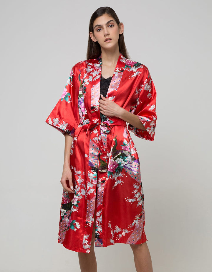 Cynthia Peacok Full Leght Kimono