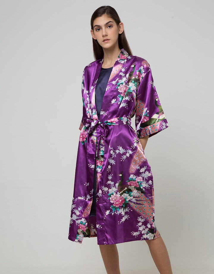 Cynthia Peacok Full Leght Kimono