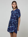Cynthia Tye Dye Homewear Set Batwing Pants