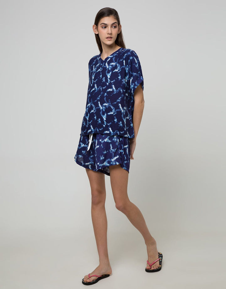 Cynthia Tye Dye Homewear Set Batwing Pants