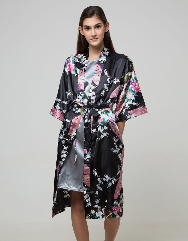 Cynthia Peacok Full Leght Kimono