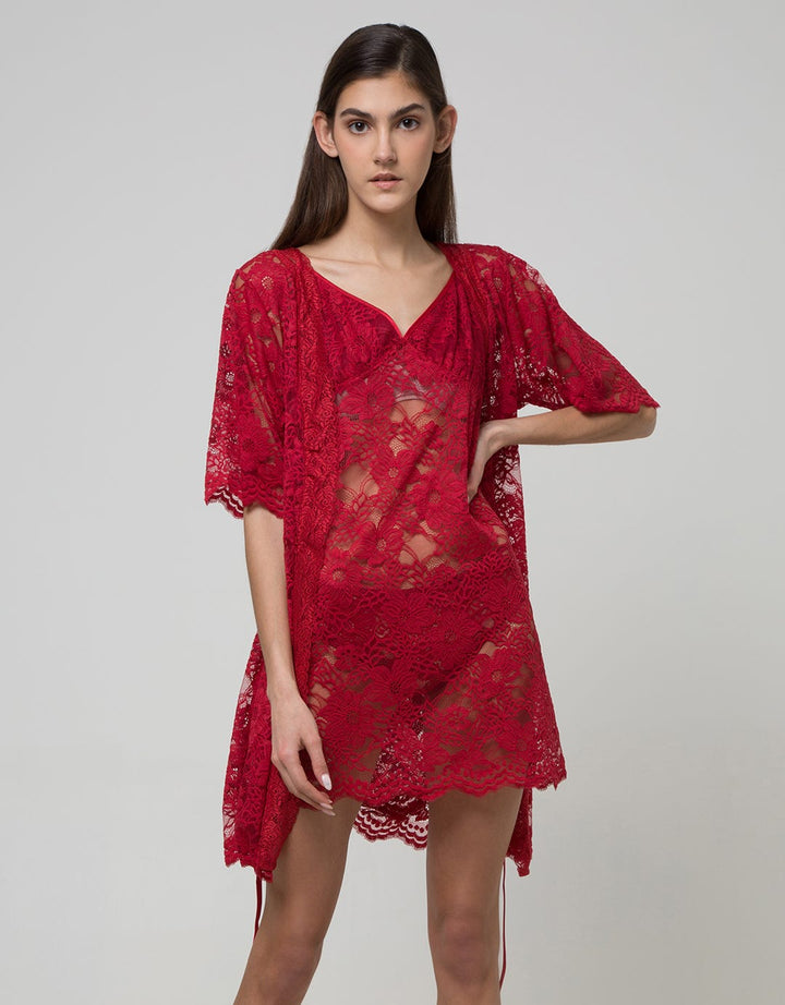 Cynthia Kimono Lace Set Christmas Edition