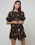 Cynthia Tye Dye Homewear Set V Neck Short Pants
