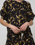 Cynthia Tye Dye Homewear Set V Neck Short Pants