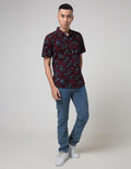 Red Cliff Men's Short Sleeve Motif Shirt