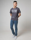 Red Cliff Run Kaos Oblong Lengan Pendek
