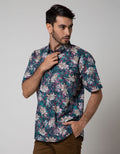 D'Red Short Sleeve Shirt Men