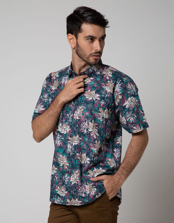 D'Red Short Sleeve Shirt Men
