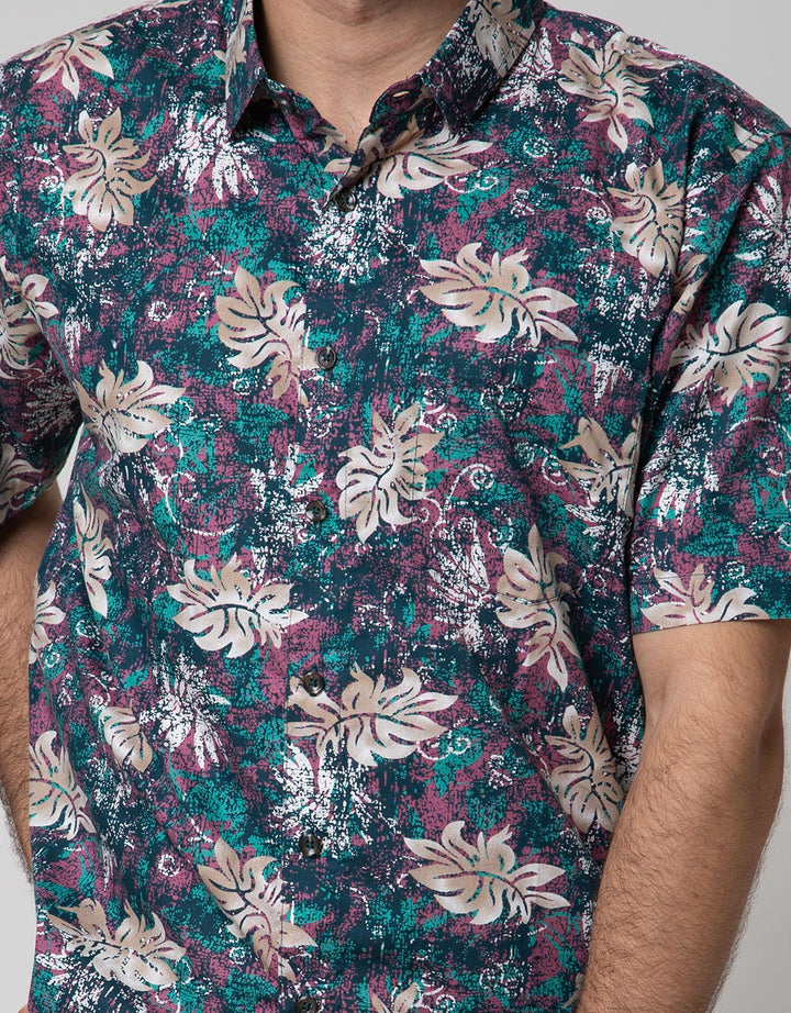 D'Red Short Sleeve Shirt Men