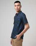 Red Cliff Short Sleeve Shirt Full Print Motif