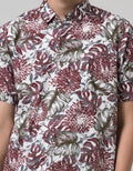 Red Cliff Kemeja Pria Full Print Lengan Pendek