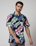 D'Red Short Sleeve Shirt Men